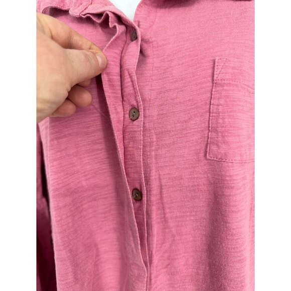 J. Jill Long Sleeve Button Front Casual Blouse Size Petite L - Picture 2 of 8